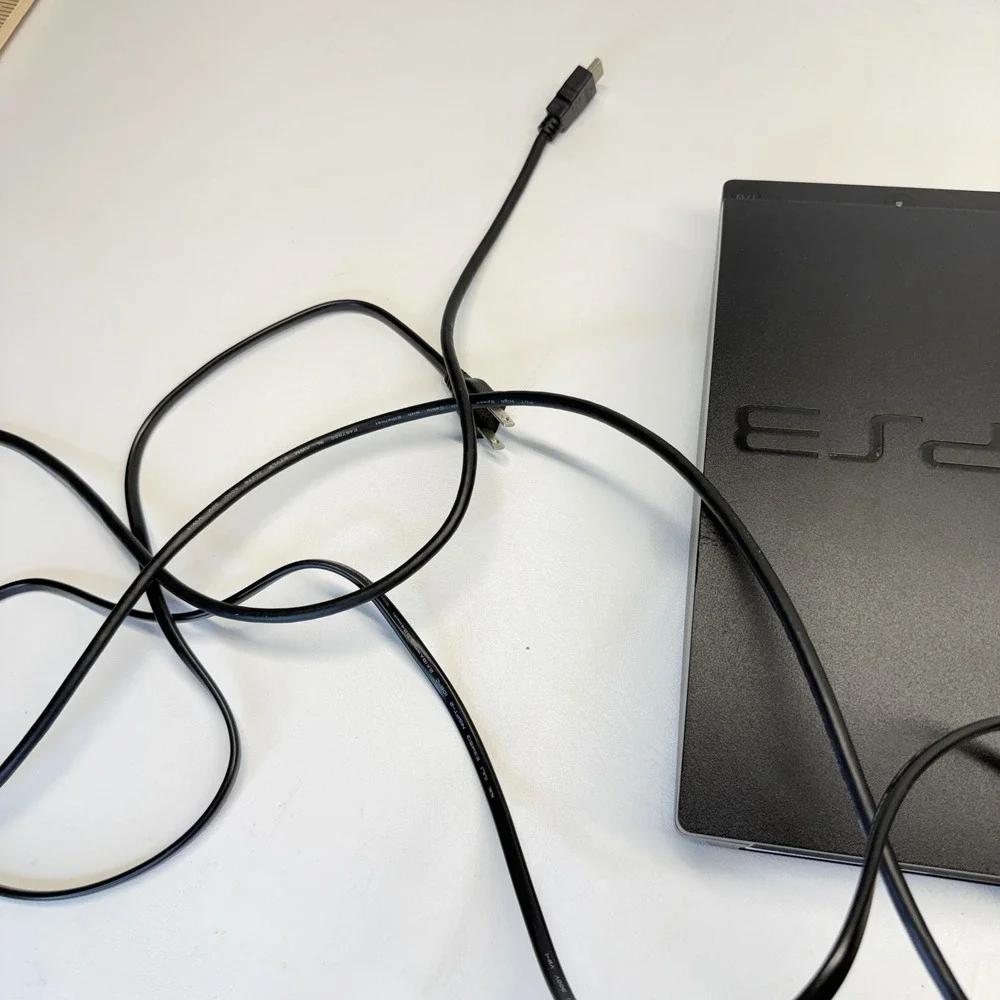 Sony PlayStation 3 PS3 Console Charcoal Black CECH-2501A Tested Works